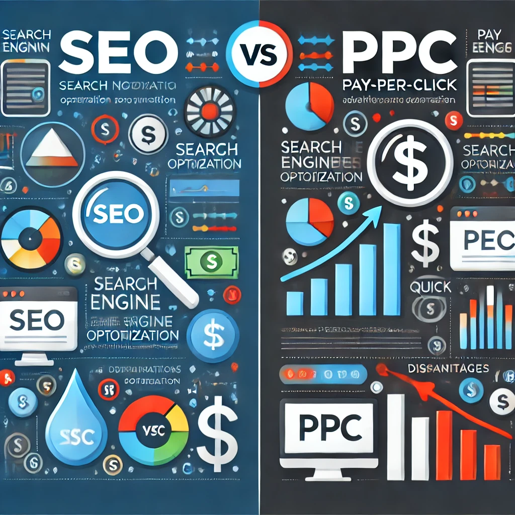  search engine optimization, pay-per-click advertising